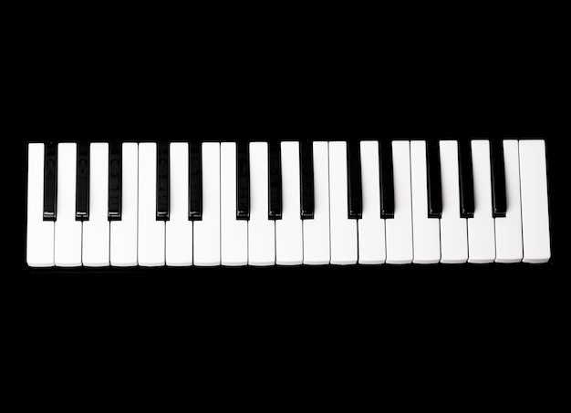 Close-up, de, teclado piano