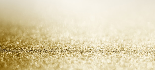 Close up de textura de glitter dourado