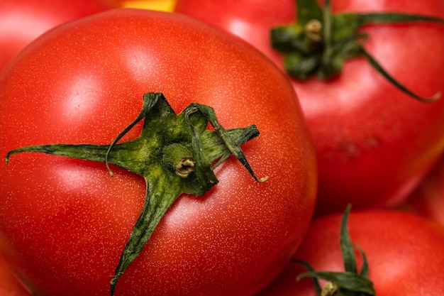 Foto close-up de tomates frescos