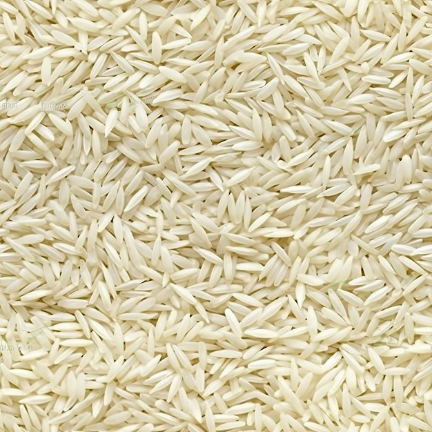 Close up de um arroz branco