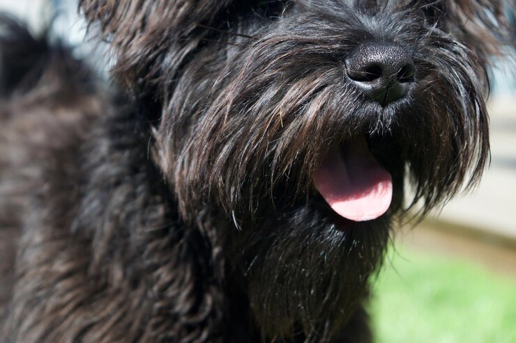 Foto close-up de um cão