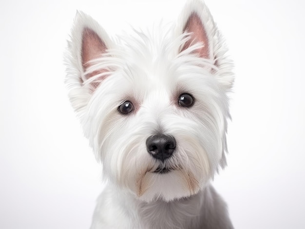 Close-up de um cão