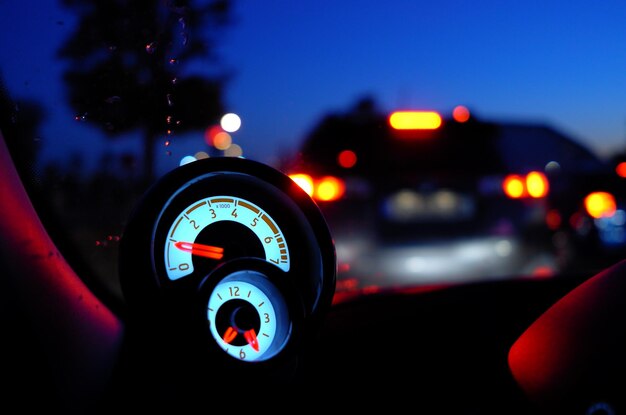 Foto close-up de um carro vintage