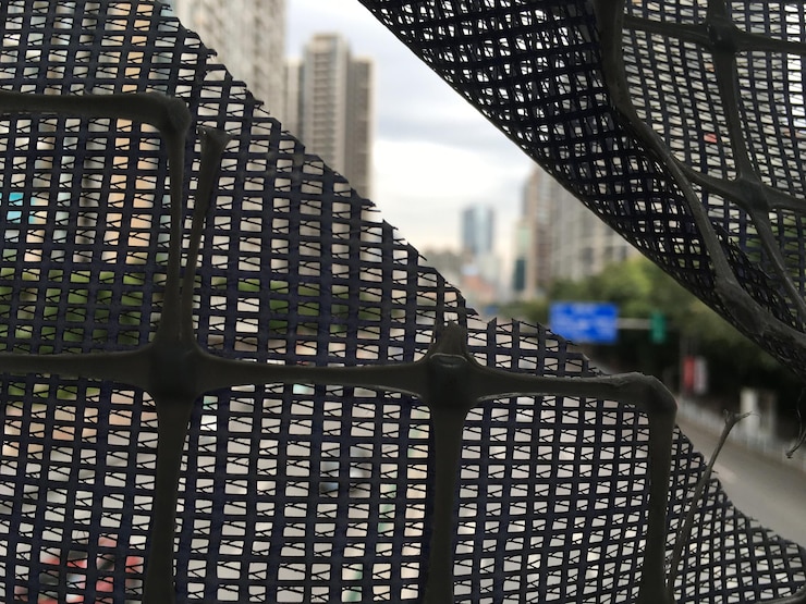 Foto close-up de um edifício na cidade