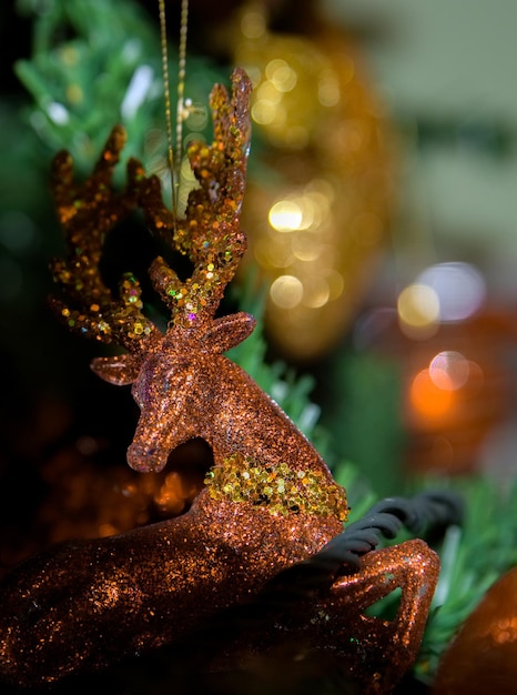 Foto close-up de um ornamento de natal