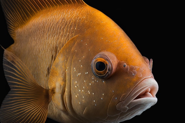 Close-up de um peixe do mar vermelho Heniochus intermedius