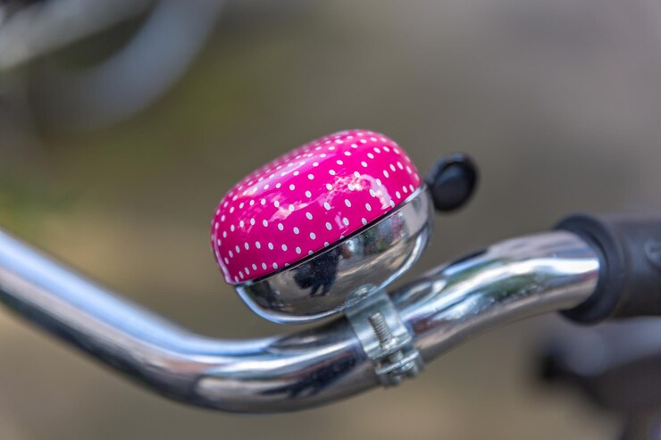 Foto close-up de uma bicicleta