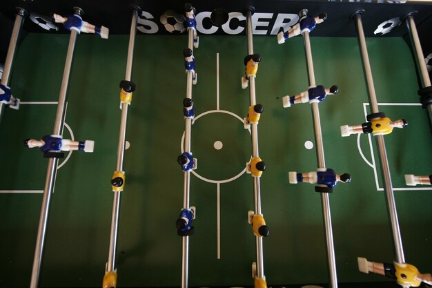 Foto close-up de uma bola de futebol