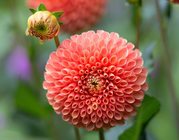 Foto close-up de uma flor vermelha