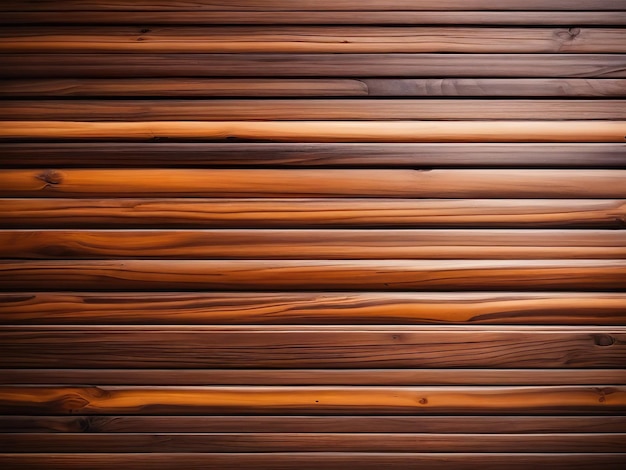 Close-up de uma parede de madeira com inúmeras tábuas