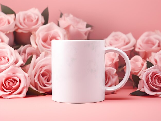 Foto close-up de uma xícara de café em uma mesa de madeira