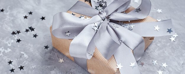 Close-up do presente de Natal