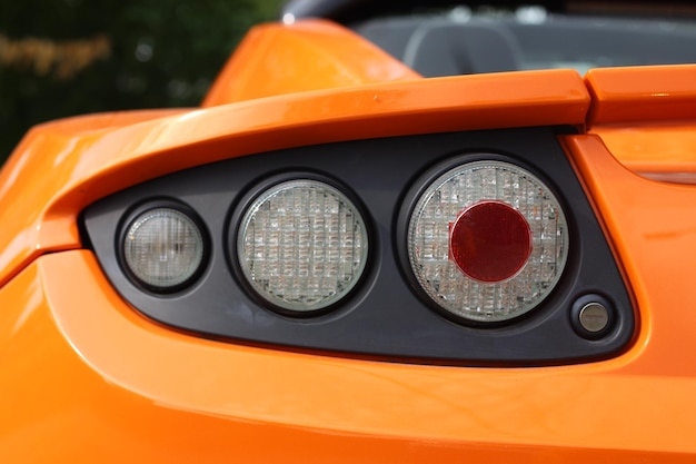 Close-up do Tesla Roadster