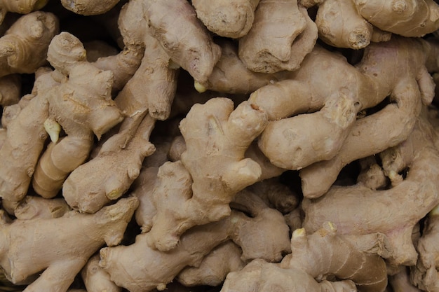 Close-up ginger root