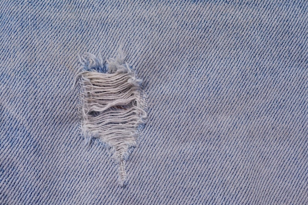 Close up, Jeans zerrissenen Hintergrund und Textur