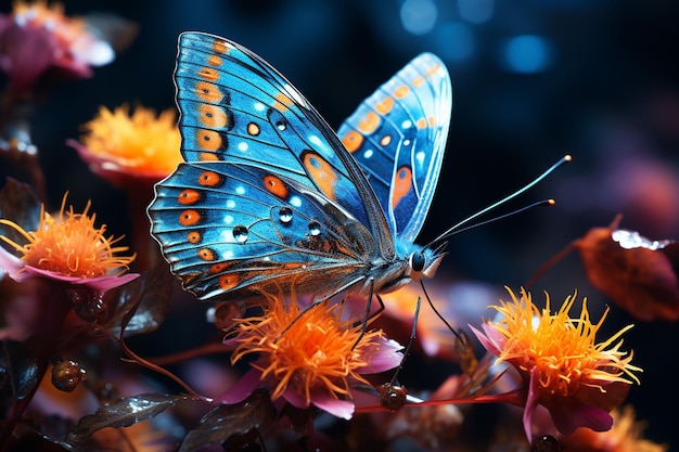 close-up de mariposa