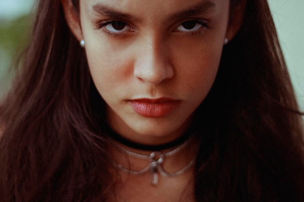Close-up-Porträt eines Teenager-Mannes