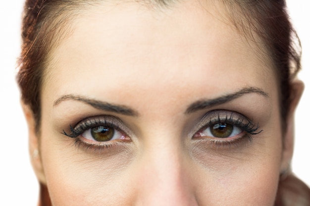 Close-up portrait of woman