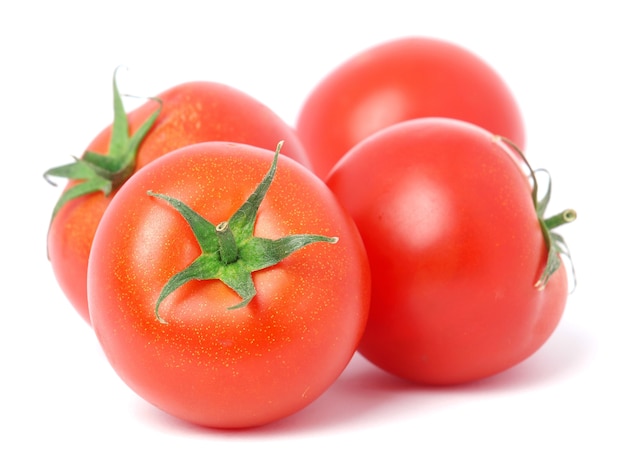 Close-up de tomates maduros frescos