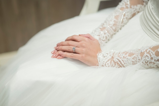 close-up vestido de noiva