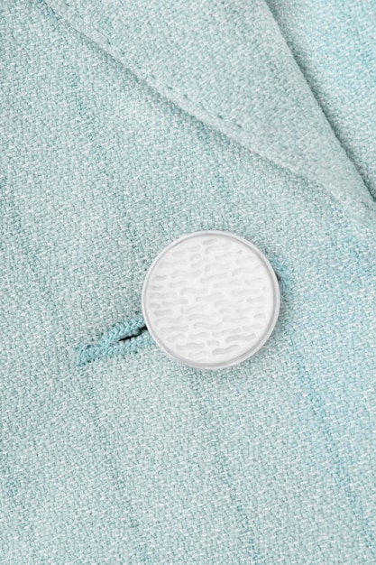 Closeup de botão de roupas