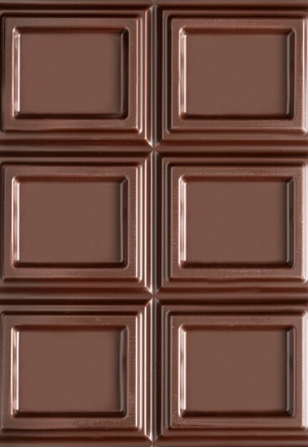 Closeup de chocolate escuro