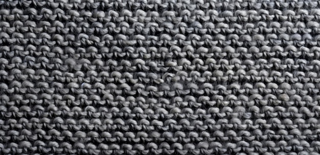 Closeup de fundo têxtil de lã de tecido de textura cinza