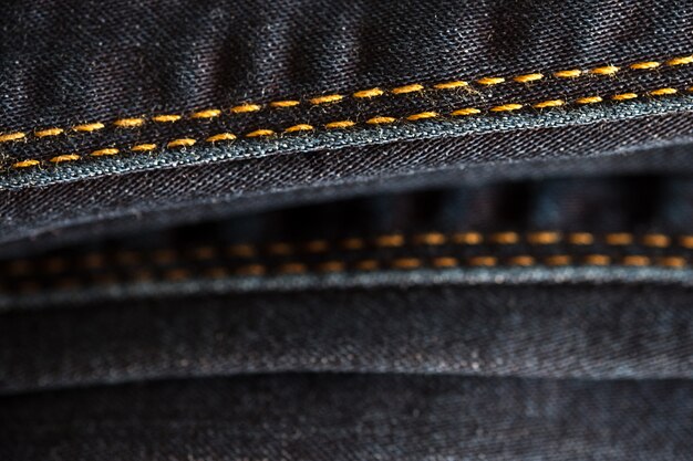 Closeup de jeans textura de jeans e ponto para vintage