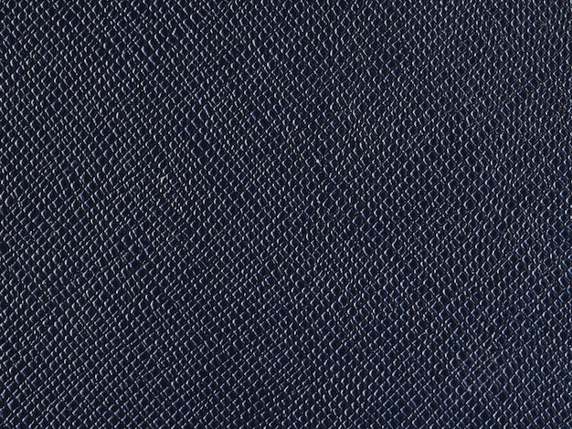 Foto closeup de textura de couro azul