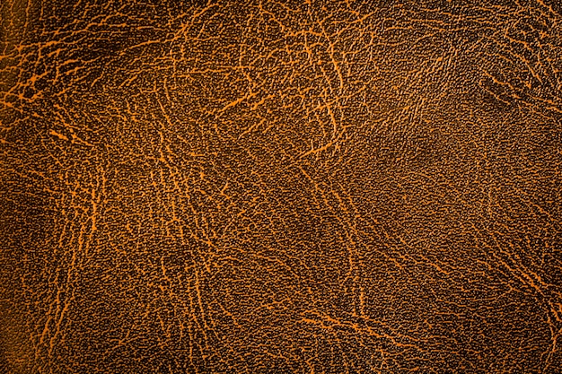 Closeup de textura de couro marrom