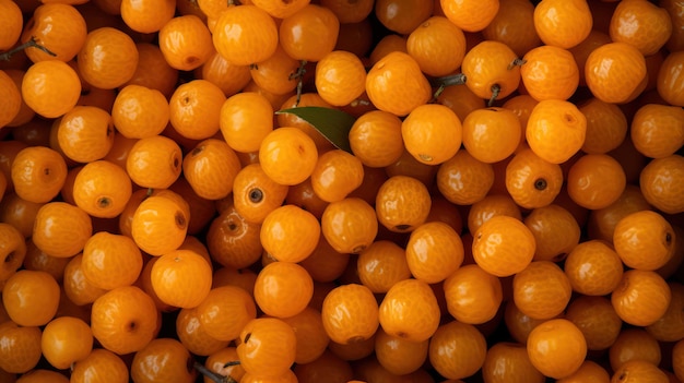 Closeup extremo de frutos dourados, estilo mínimo altamente detalhado, visão aérea gerada por IA