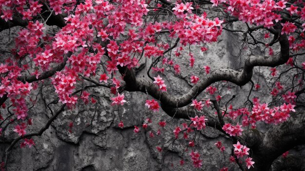 Closeup_of_a_cherry_tree HD 8K papel de parede Banco de Imagem Fotográfica