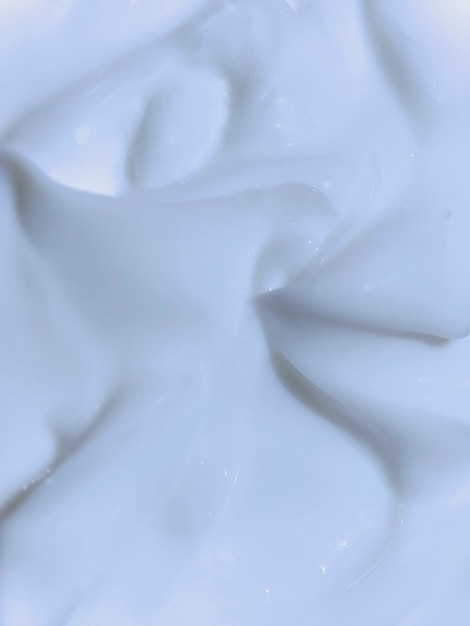 Closeup textura de crema cosmética blanca