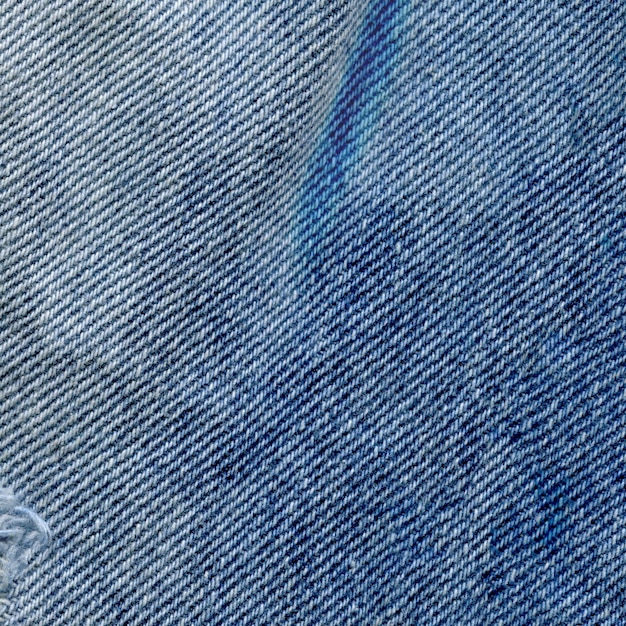 Closeup vista textura de denim limpo natural azul