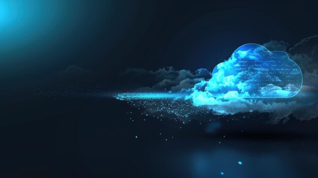 Cloud-Computing-Datenfluss und -Code