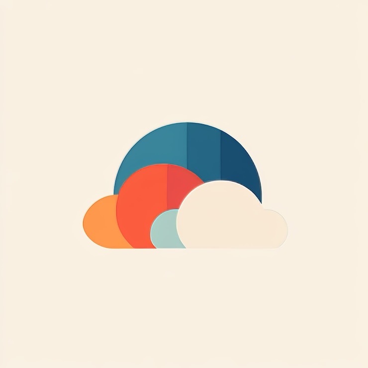Foto cloud-computing-konzept vektor-illustration im flachen design-stil cloud-computer-konzept