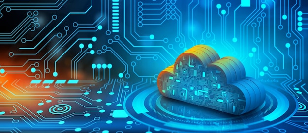 Cloud Computing-Technologie-Internet-Speichernetzwerk