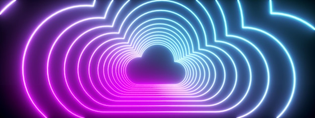 Cloud-Neon-Symbol Panorama