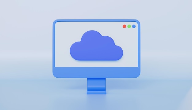 Cloud-Speicher-Ikonen-Konzept