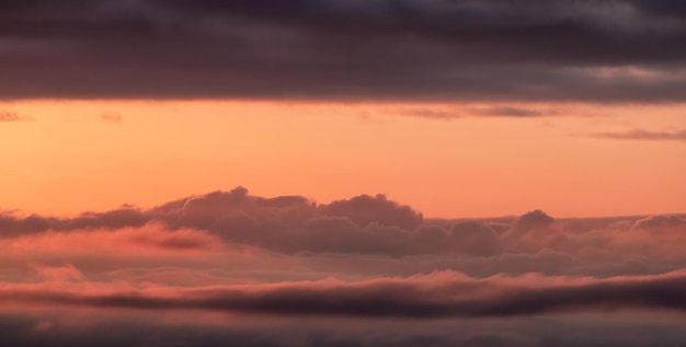 Cloudscape aéreo durante la mañana Amanecer Cielo Naturaleza Fondo