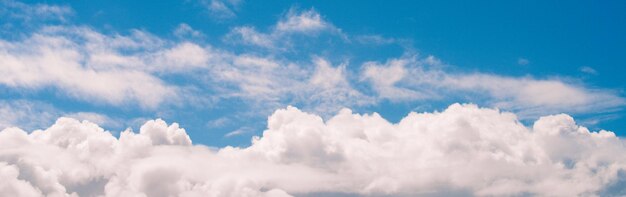 Foto cloudscape blauer himmel banner tapete