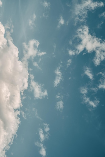 Cloudscape cênico Fundo abstrato do céu nublado