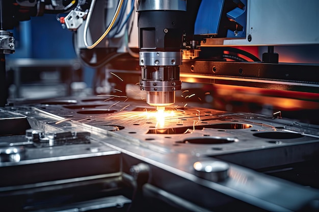 CNC-Laser-Metallschneiden Moderne Industrietechnologie