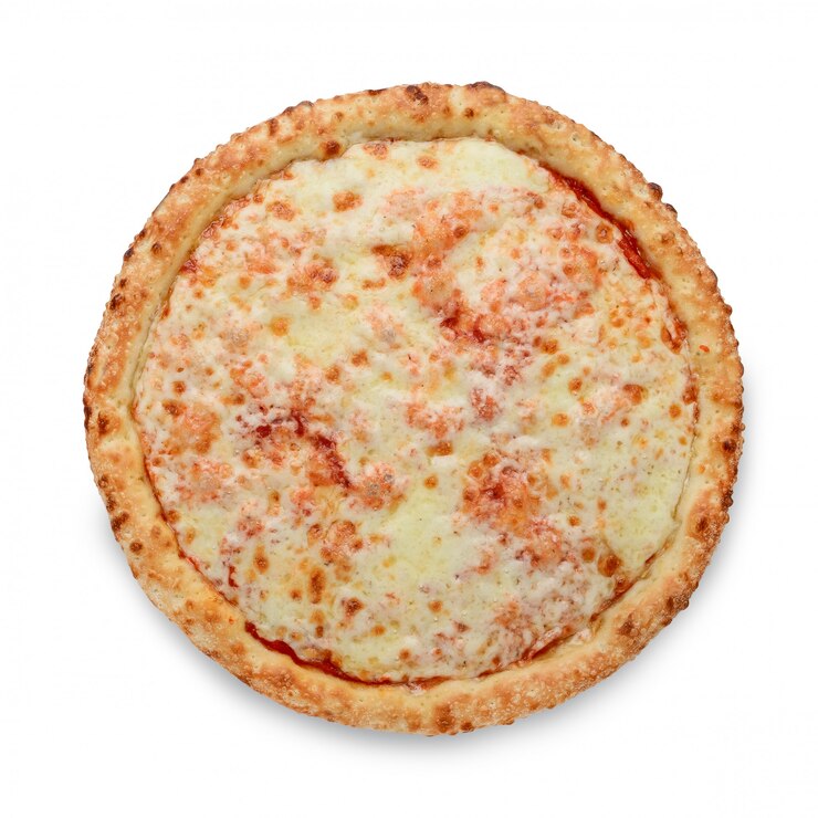 Foto cobertura de pizza popular em pizzarias de estilo americano em branco