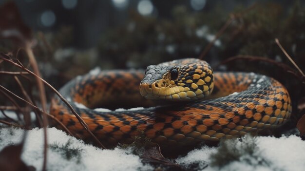 Cobra na neve Generative Ai