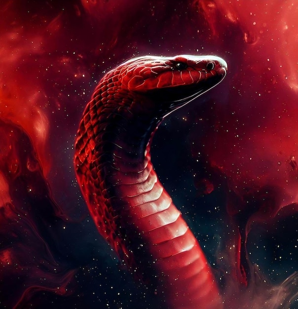 Cobra Real Roja Cósmica