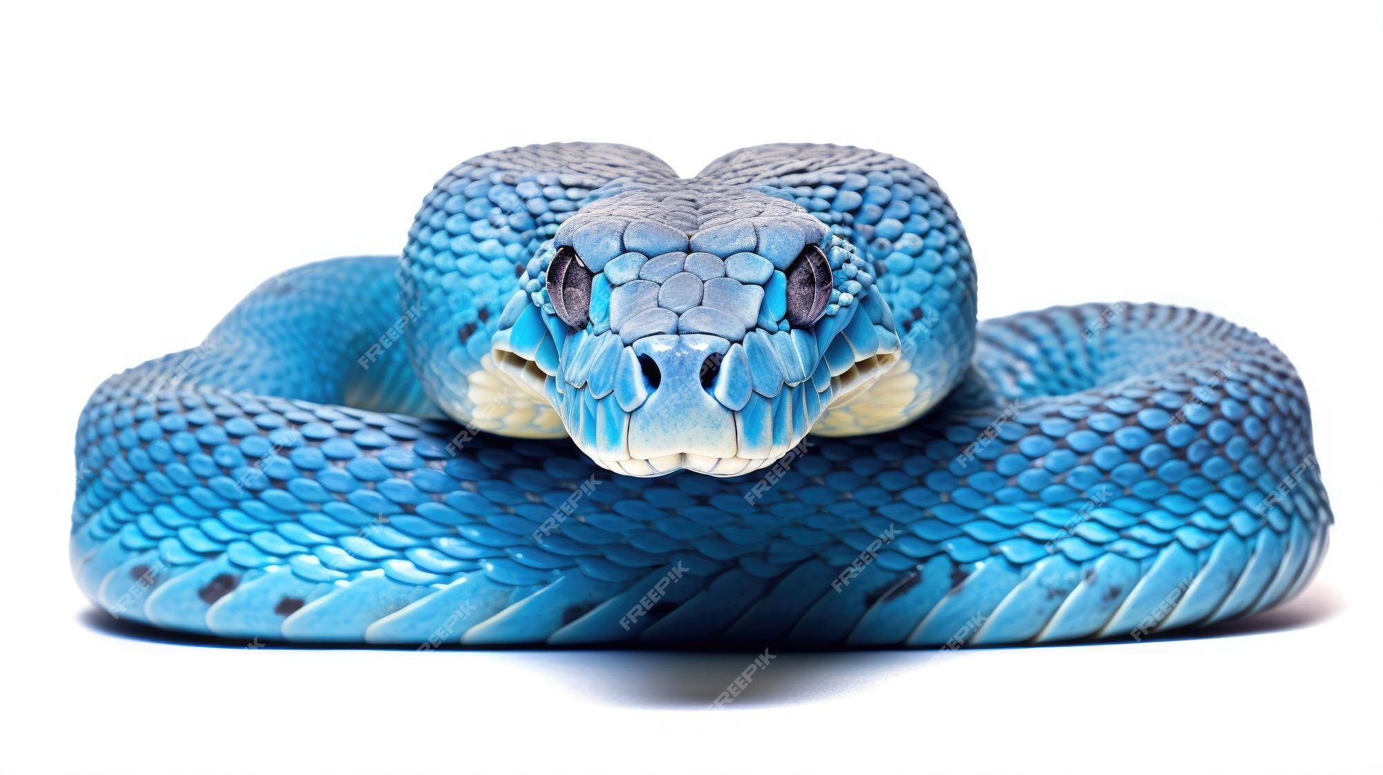 Cobra víbora azul DECORATIVA