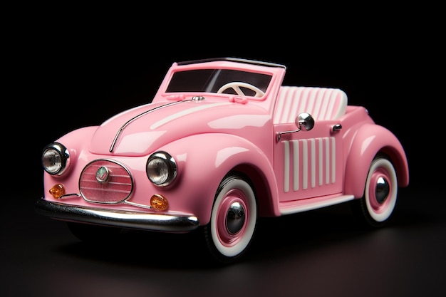 coche barbie aislado