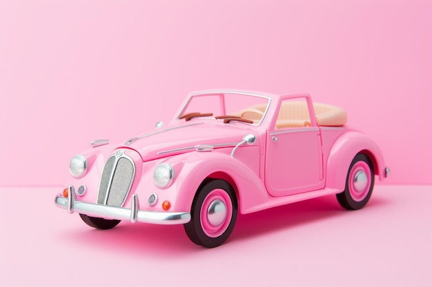 Foto coche barbie aislado