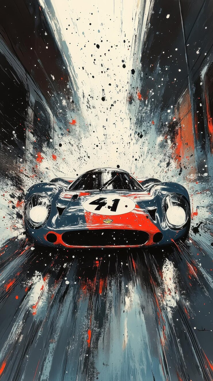el coche de la carrera por persona